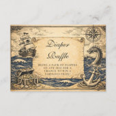 Classic Storybook Pirate Diapper Raffle Begleitkarte (Vorderseite)