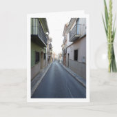 Classic Street in Lliria, Valencia, Español Karte (Vorderseite)