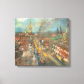 Classic Street Scene in Indianapolis (Indiana) Leinwanddruck (Vorderseite)