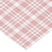 Classic Stripe Blush Pink and White Tischdecke (Schrägansicht)