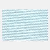 Classic Striped Holiday Occasion Geschenkpapier Set (Vorderseite 3)