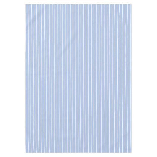 Classic Stripes Blue and White Tischdecke (Vorderseite)