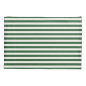 Classic Stripes Deep Green Kissenbezug (Rückseite)