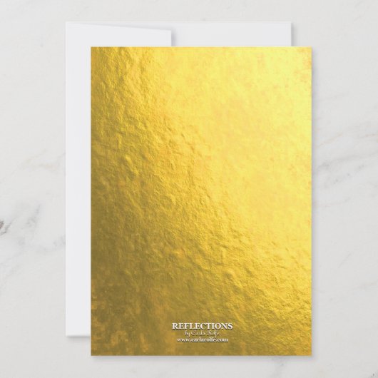 Classic Style School Colors Class Wiedersehen Einladung (Rückseite)