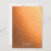 Classic Style School Colors Class Wiedersehen Einladung (Rückseite)