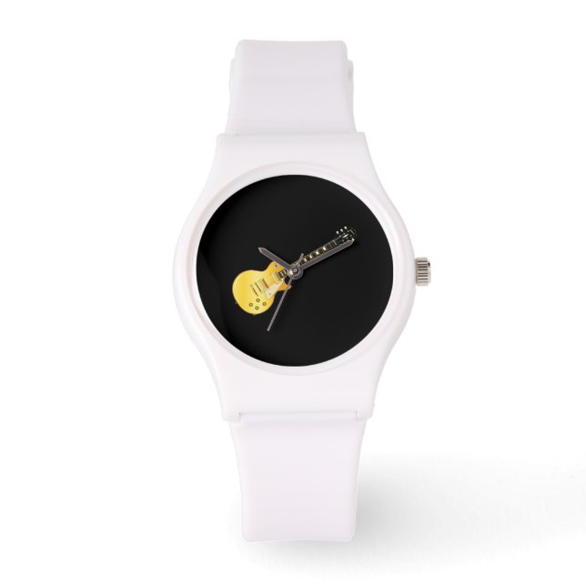 Classic Style Solid Blues Guitar Armbanduhr (Vorderseite)