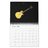 Classic Style Solid Blues Guitar Kalender (Jan 2027)