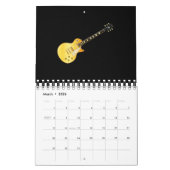 Classic Style Solid Blues Guitar Kalender (Mär 2026)