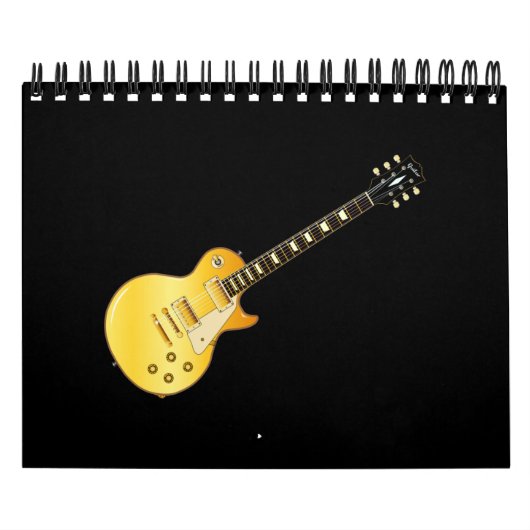 Classic Style Solid Blues Guitar Kalender (Titelbild)