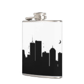 Classic Styles New York Skyline Silhouette Flachmann (Links)