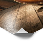 Classic Sunburst Hollow Body Guitar Fotodruck (Ecke)