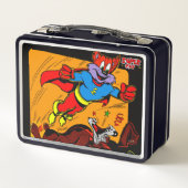 Classic Super Cat Metal Lunchbox (Rückseite)