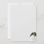 Classic Super Sample Pflanze Pot Graduation Party Einladung (Rückseite)