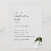 Classic Super Sample Pflanze Pot Graduation Party Einladung (Vorne/Hinten)