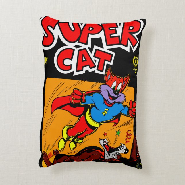 Classic SuperCat Accent Pillow Dekokissen (Rückseite(Vertikal))
