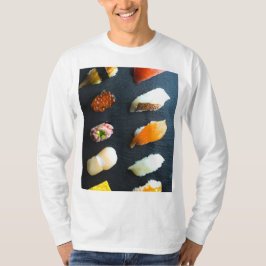 Classic Sushi Set – 10 classic pieces on a stone p T-Shirt
