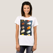 Classic Sushi Set – 10 classic pieces on a stone p T-Shirt (Vorne ganz)