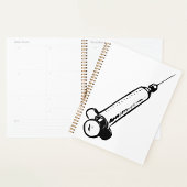 Classic Syringe Sketch Medical Equipment Planer