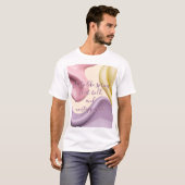 Classic t-shirt in stylish abstract graphic (Vorne ganz)