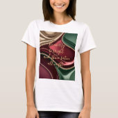Classic t-shirt in stylish abstract graphic (Vorderseite)
