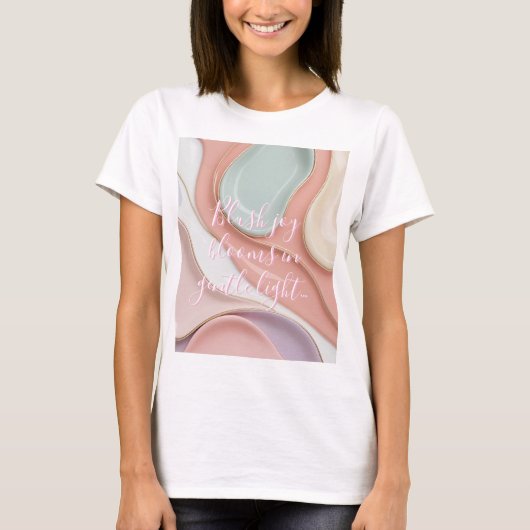 Classic t-shirt in stylish abstract graphic (Vorderseite)