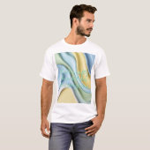 Classic t-shirt in stylish abstract graphic (Vorne ganz)