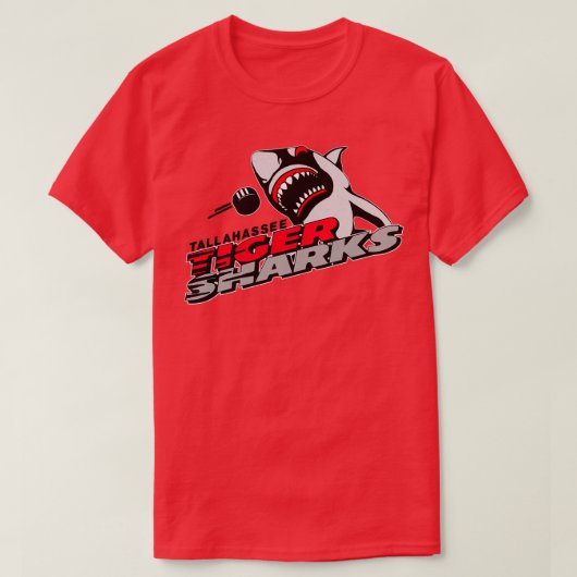 Classic Tallahassee Tiger Sharks Hockey T-Shirt (Design vorne)