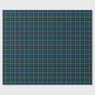 Classic tartan in blue geschenkpapier