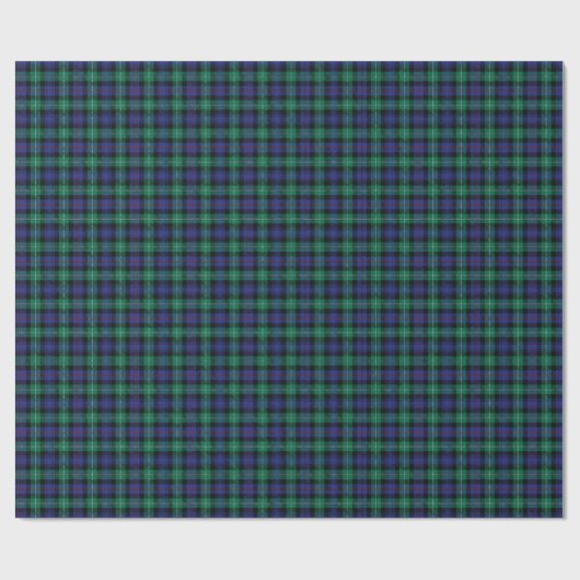 Classic tartan in blue geschenkpapier (Flach)