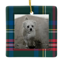 Classic Tartan Kariertes Foto Keramik Orna