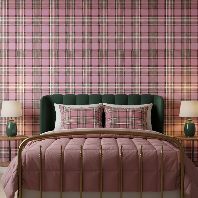 Classic Tartan Pink Green ID768 Tapete (Von Creator hochgeladen)