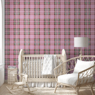 Classic Tartan Pink Green ID768 Tapete