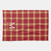 Classic Tartan Plaid Christmas Geschirrtuch (Horizontal)