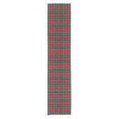 Classic Tartan Plaid Christmas Kurzer Tischläufer (Vorderseite)