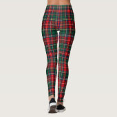 Classic Tartan Plaid Christmas Leggings (Rückseite)