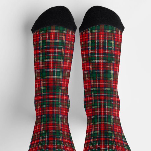 Classic Tartan Plaid Christmas Socken (Oben)