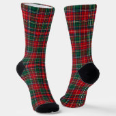 Classic Tartan Plaid Christmas Socken (Gewinkelt)