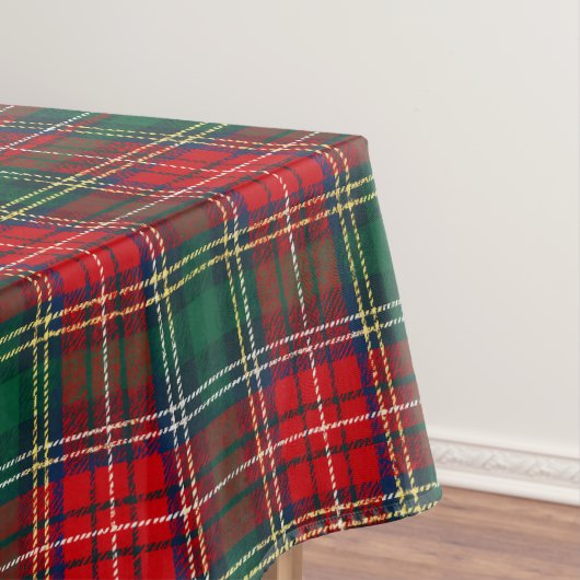 Classic Tartan Plaid Christmas Tischdecke (Beispiel)