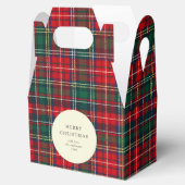 Classic Tartan Plaid Holiday Cookie Geschenkschachtel (Geöffnet)