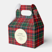 Classic Tartan Plaid Holiday Cookie Geschenkschachtel (Vorderseite)