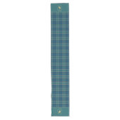 Classic Tartan Plaid Polo Equestrian Monogrammed Großer Tischläufer (Vorderseite)