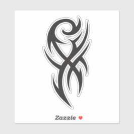 Classic Tattoo Inspired Line Art Design Aufkleber