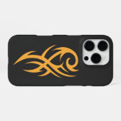 Classic Tattoo Inspired Line Art Design iPhone Hülle (Rückseite (Horizontal))