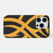 Classic Tattoo Inspired Line Art Design iPhone Hülle (Rückseite (Horizontal))