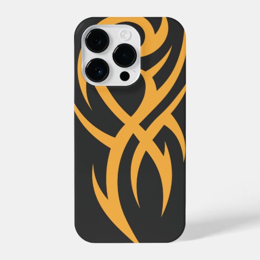 Classic Tattoo Inspired Line Art Design iPhone Hülle (Rückseite)