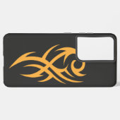 Classic Tattoo Inspired Line Art Design Samsung Galaxy Hülle (Rückseite (Horizontal))