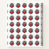 Classic Tattoo Notebooks: Heart & Cupid Edition Notizblock (Rückseite)