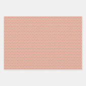 Classic Taupe Beige Brown Gray White Gingham Geschenkpapier Set (Vorderseite 3)