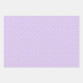 Classic Teddy Bear Lavender Lila Bow Baby Dusche Geschenkpapier Set (Vorderseite 3)