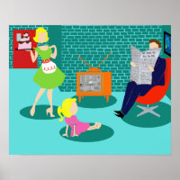 Classic Television Poster der 50er Jahre